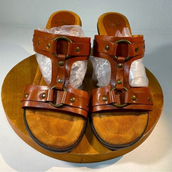 Frye Elvira heeled sandals  size 9 - Picture 1 of 12